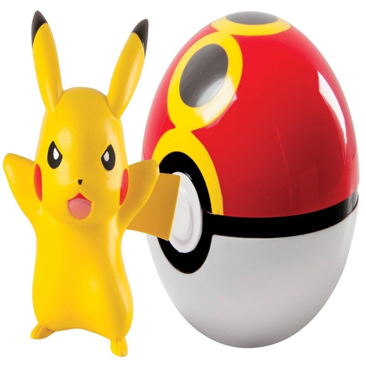 Pokemon Clip n Carry Poke Ball -Pikachu and Repeat Ball Figure
