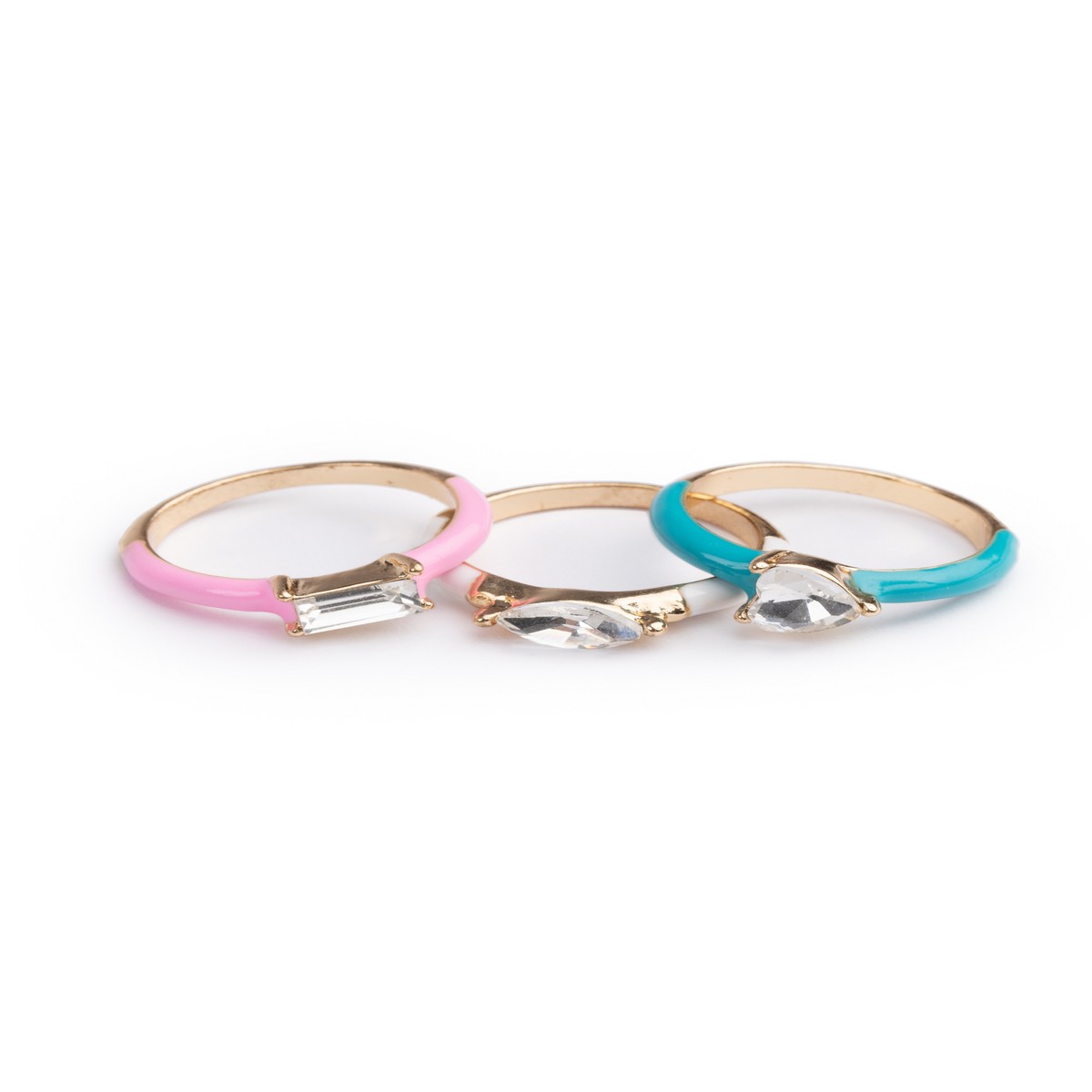 Boutique Chic – Rings Crystal Cool 3pcs