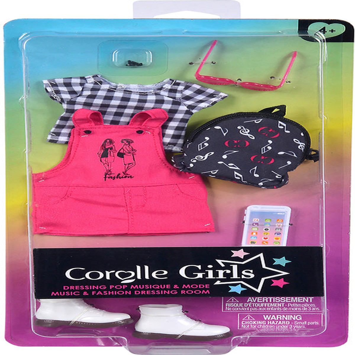 Corolle Girls Music – Fashion Dressing Room Doll Clothes Set