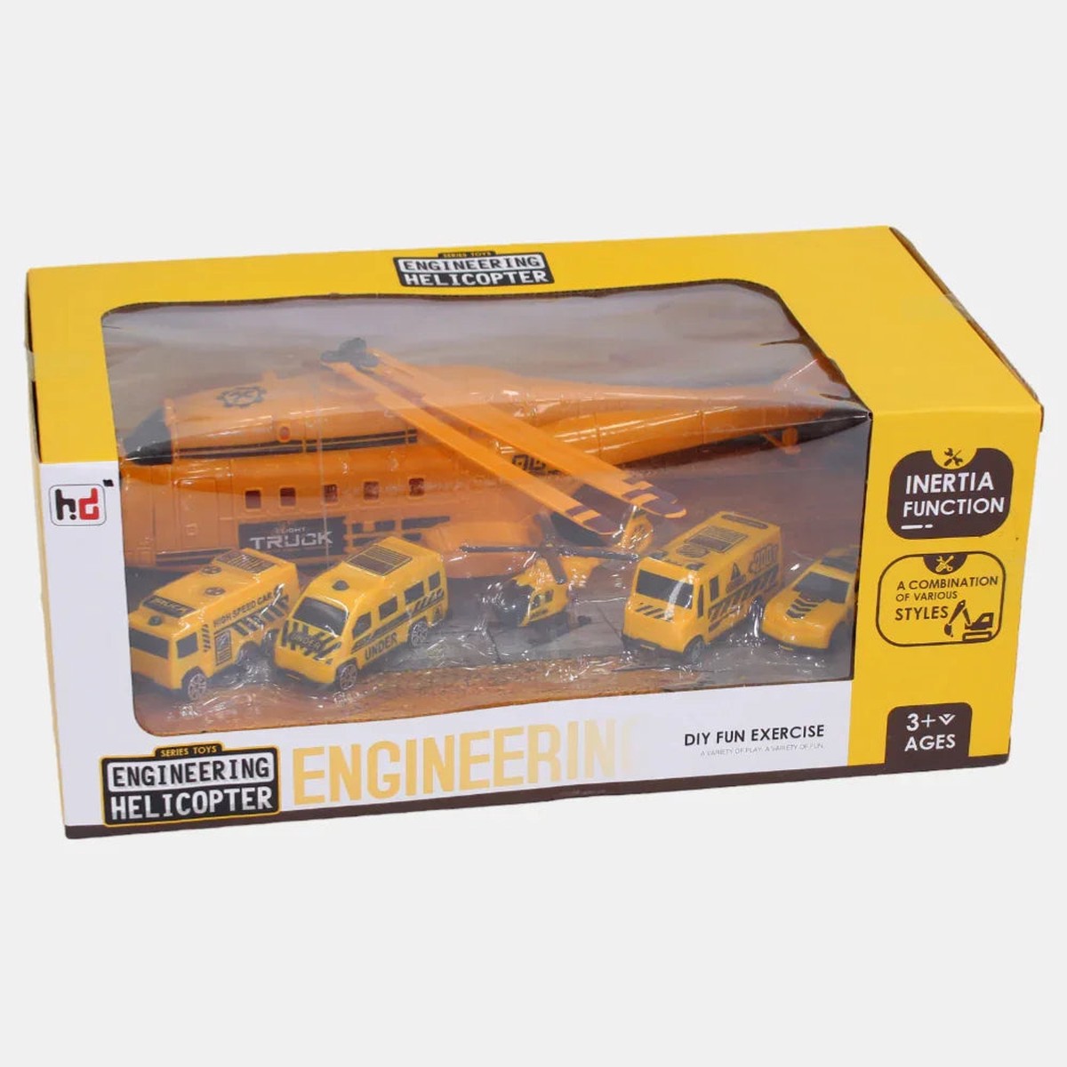 Engineering Helicopter Play Set High-Flying Fun
