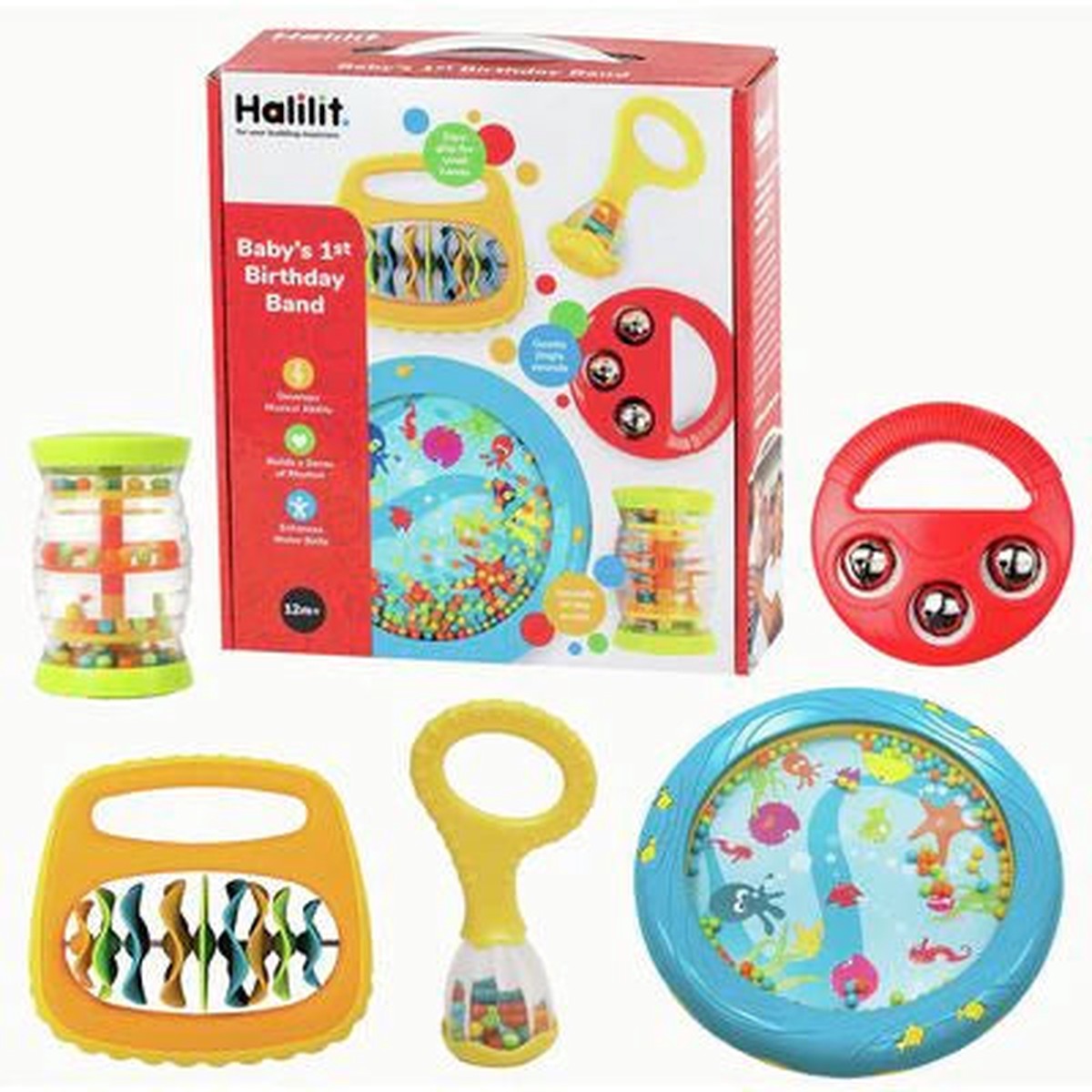 Halilit 9008 Babys First Birthday Band Gift Set