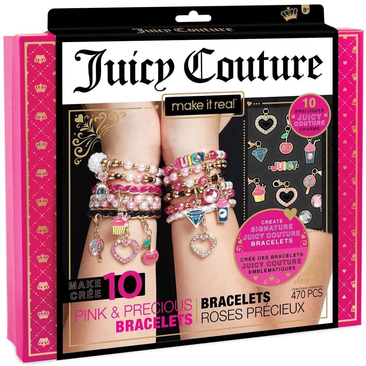 Make It Real Juicy Couture Pink and Precious Bracelets