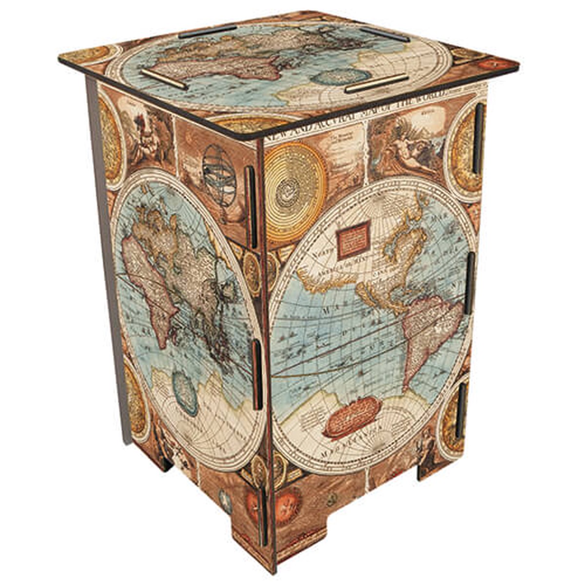 Werkhaus Photo Stool - Old Map