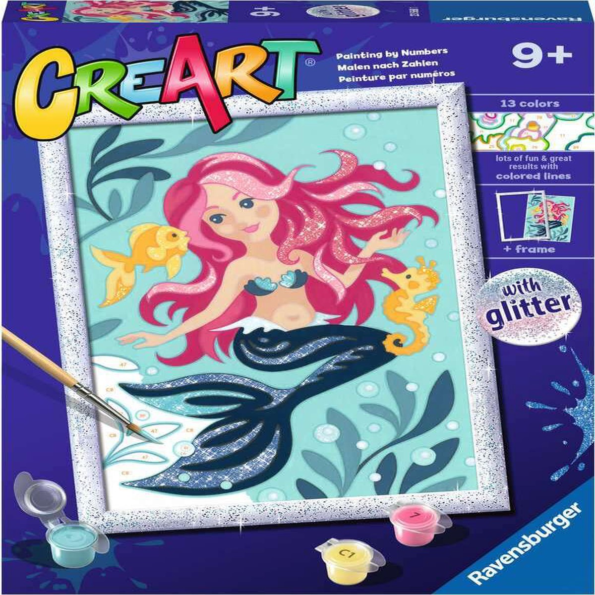 CreArt Enchanting Mermaid Paint by Number