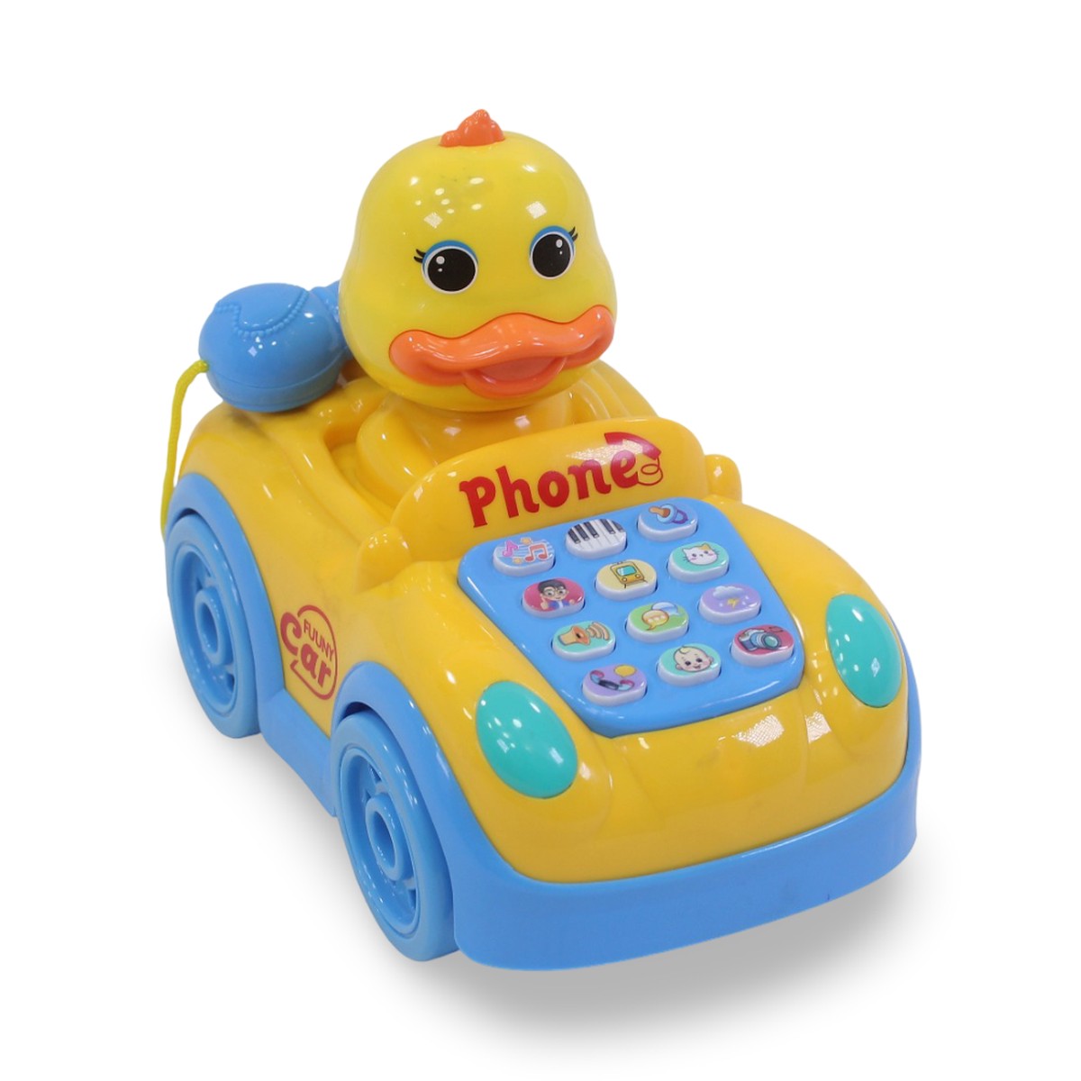 Duck Telephone Car Toy – Yellow
