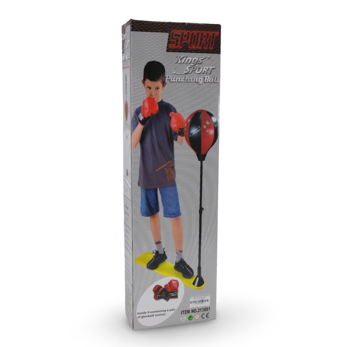 Kids Boxing Punching Ball with Stand and Gloves