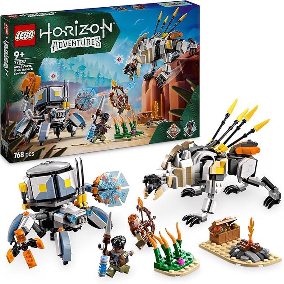LEGO Horizon Adventures Aloy Varl vs Shell-Walker Sawtooth 77037