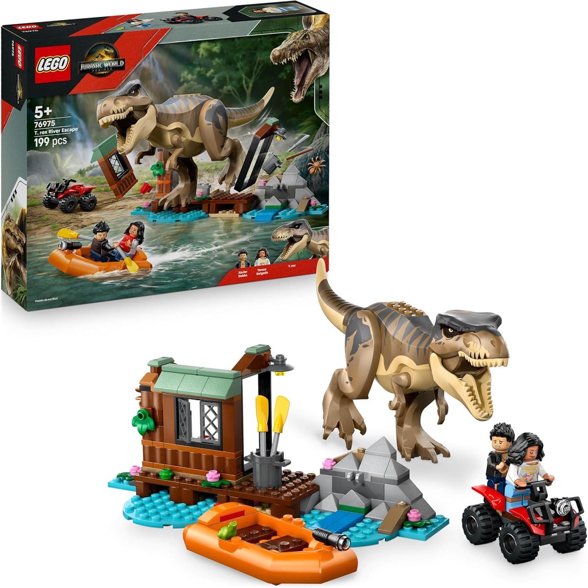 LEGO Jurassic WorldT rex River Escape 76975