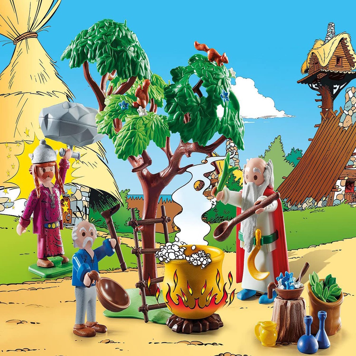 Playmobil 70933 Asterix-Getafix wCauldron of Magic poti