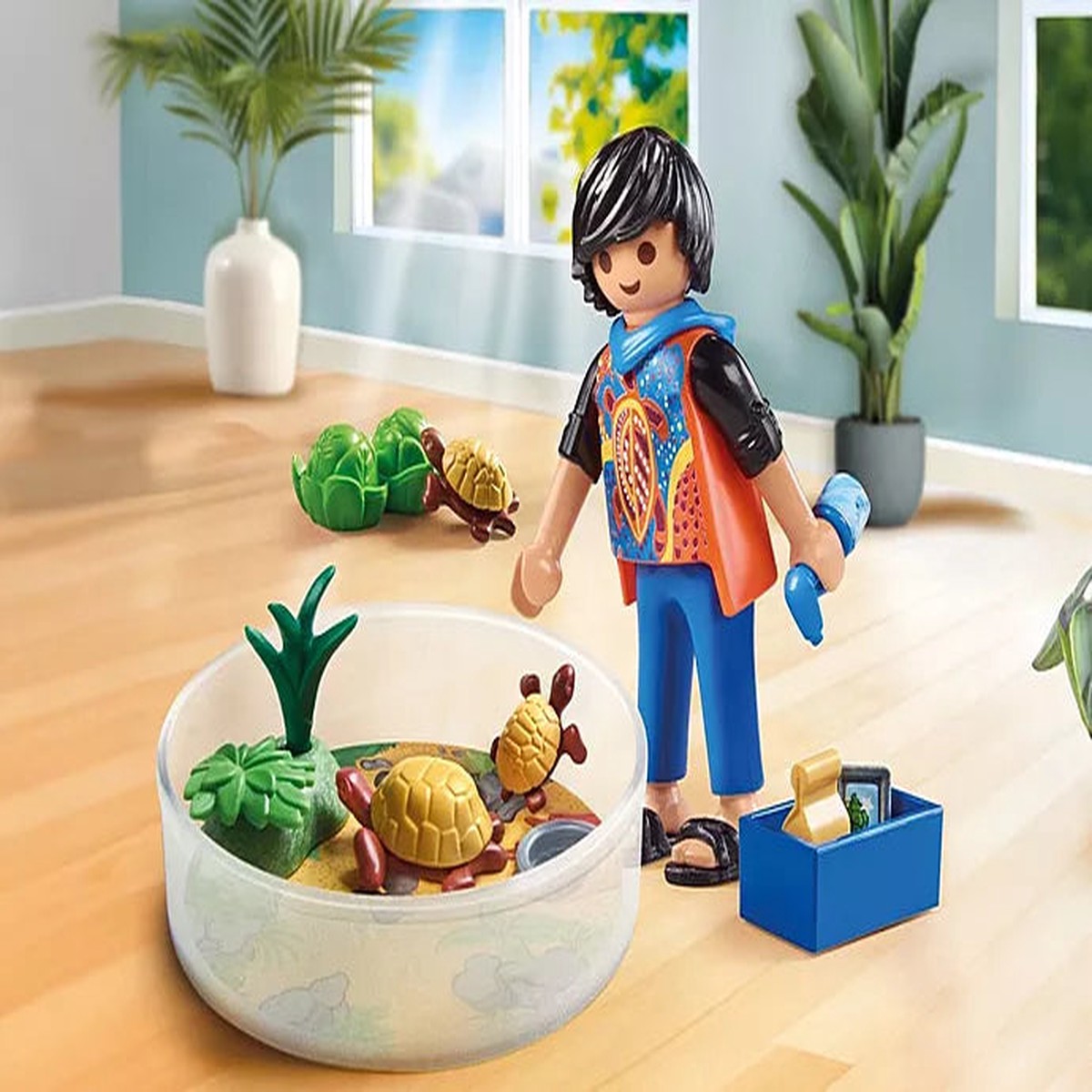Playmobil 71748 Pet Grooming Turtle Terrarium