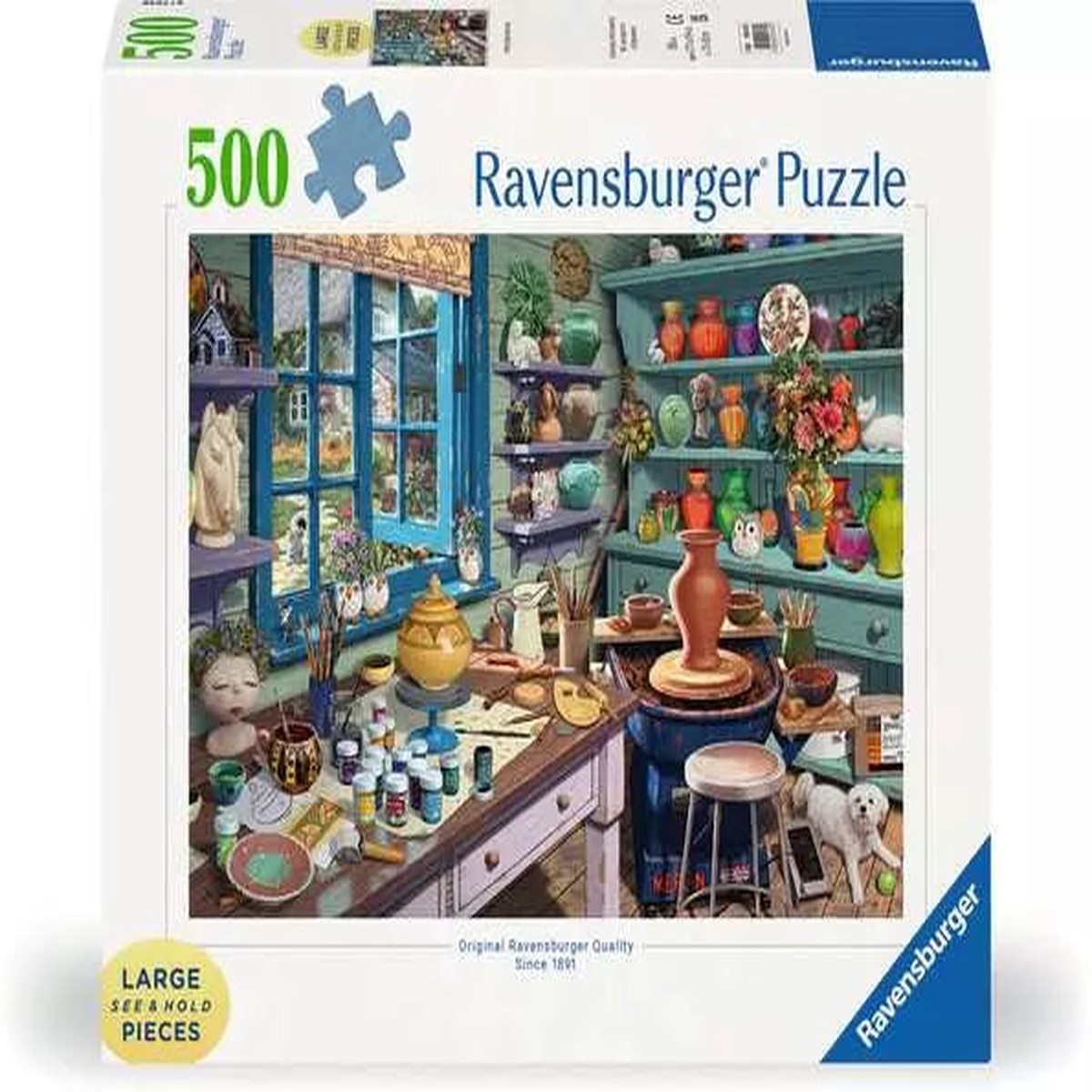 Ravensburger Large Format - 500pc Pottery Studio Sanctuary