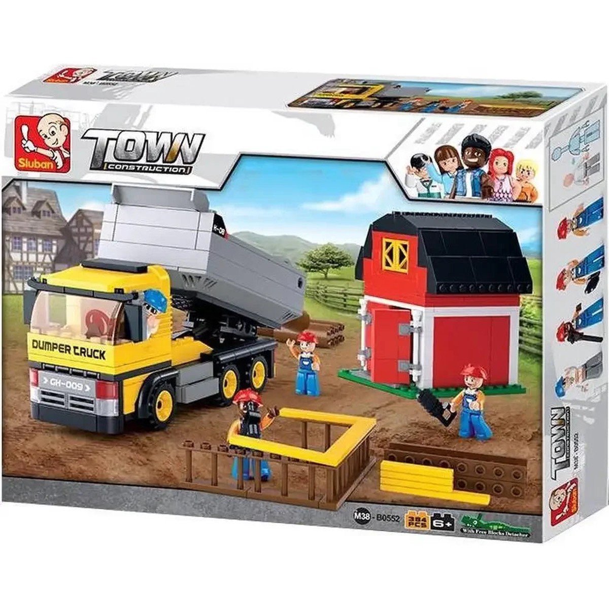 Sluban Town Dump Truck