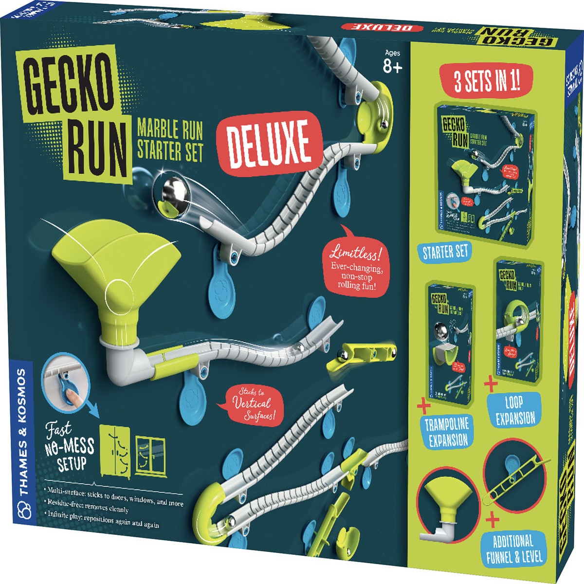 Gecko Run Marble Run Deluxe Starter Set Age 8