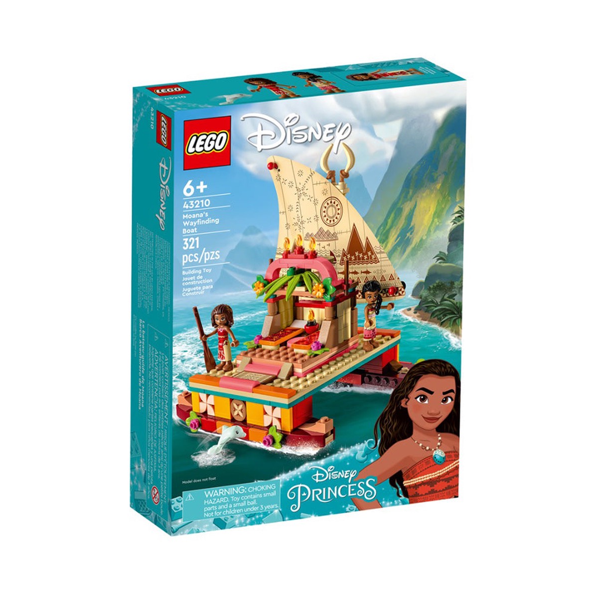 LEGO Moanas Wayfinding Boat Disney