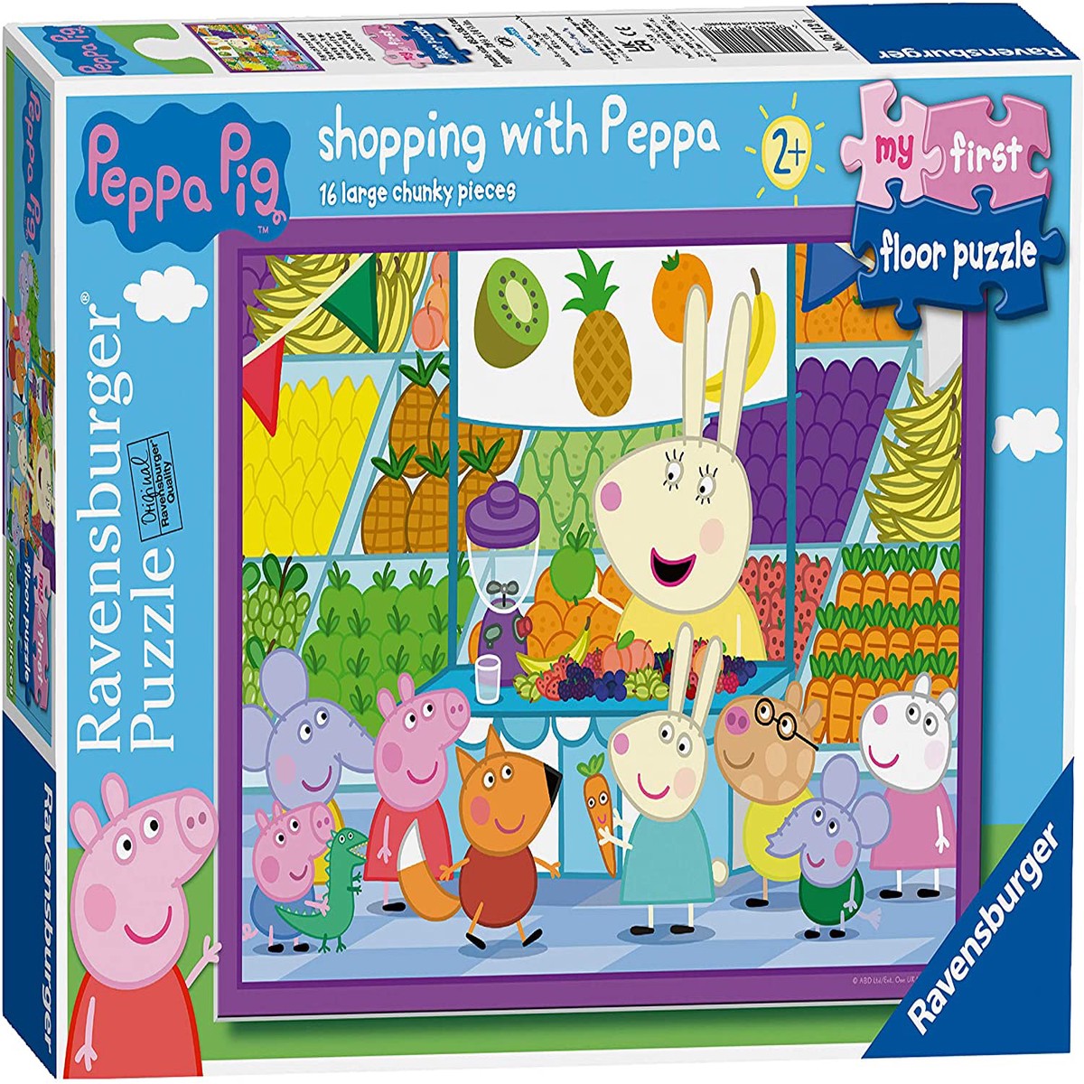 Peppa Pig First Floor Puzzle 16 Piece