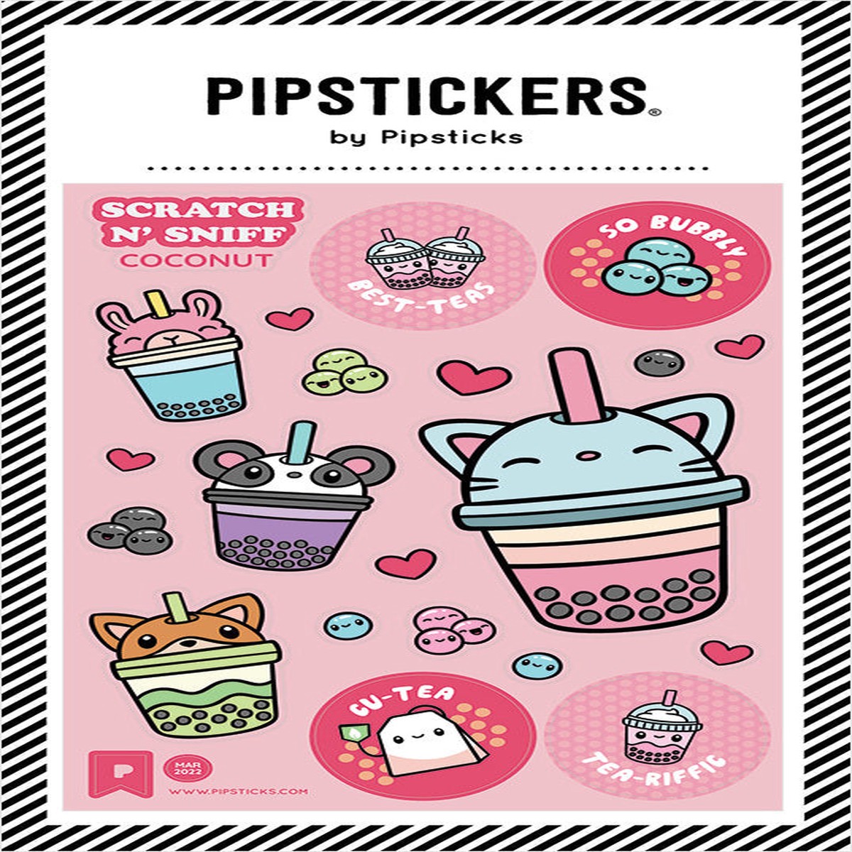 Stickers – Bubbly Best-Teas Scratch n Sniff