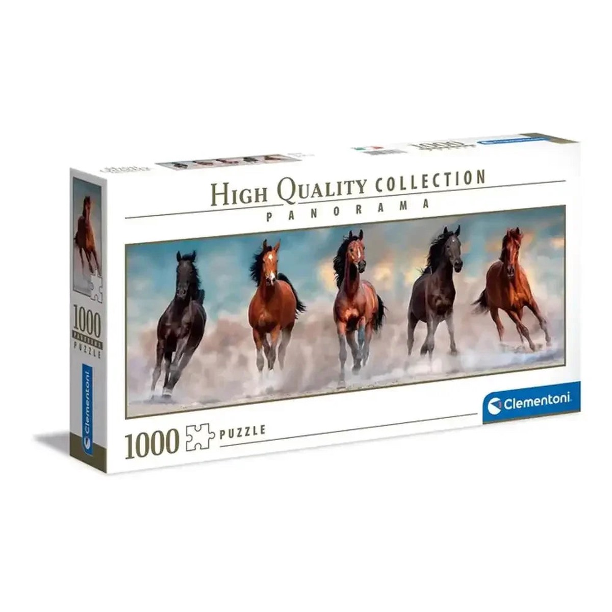 Clementoni Horses Panorama Puzzle – 1000 Pcs