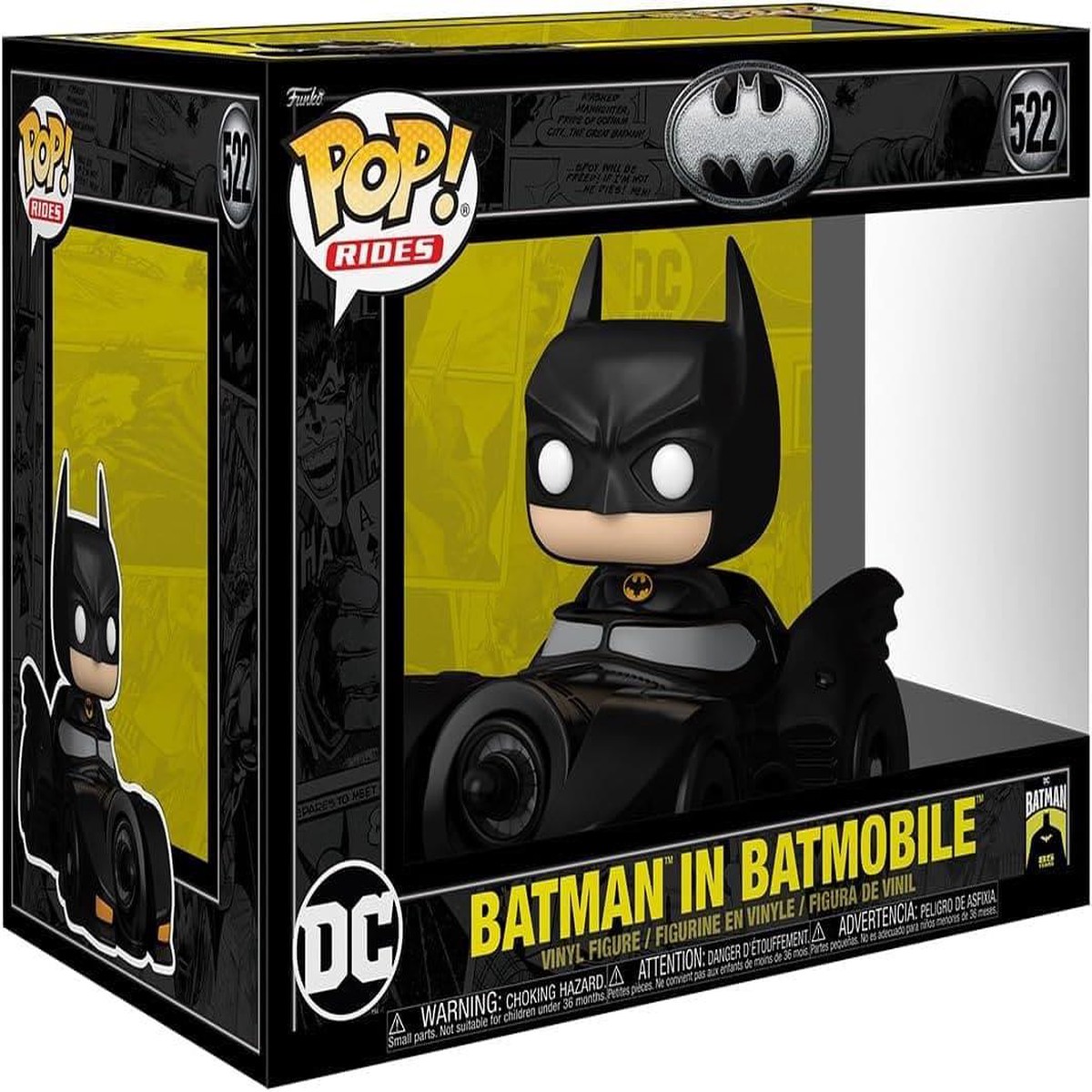 Funko POP Rides DLX BM 85th – Batman Figure in Batmobile