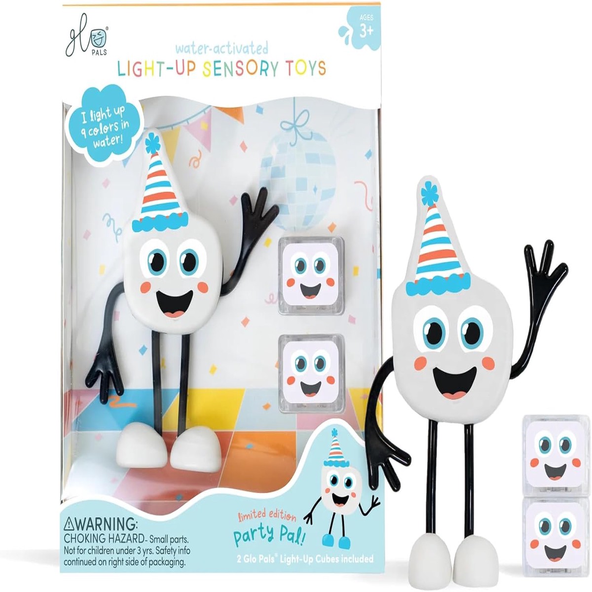 Glo Pals Light Up Sensory Toy Character Pack White