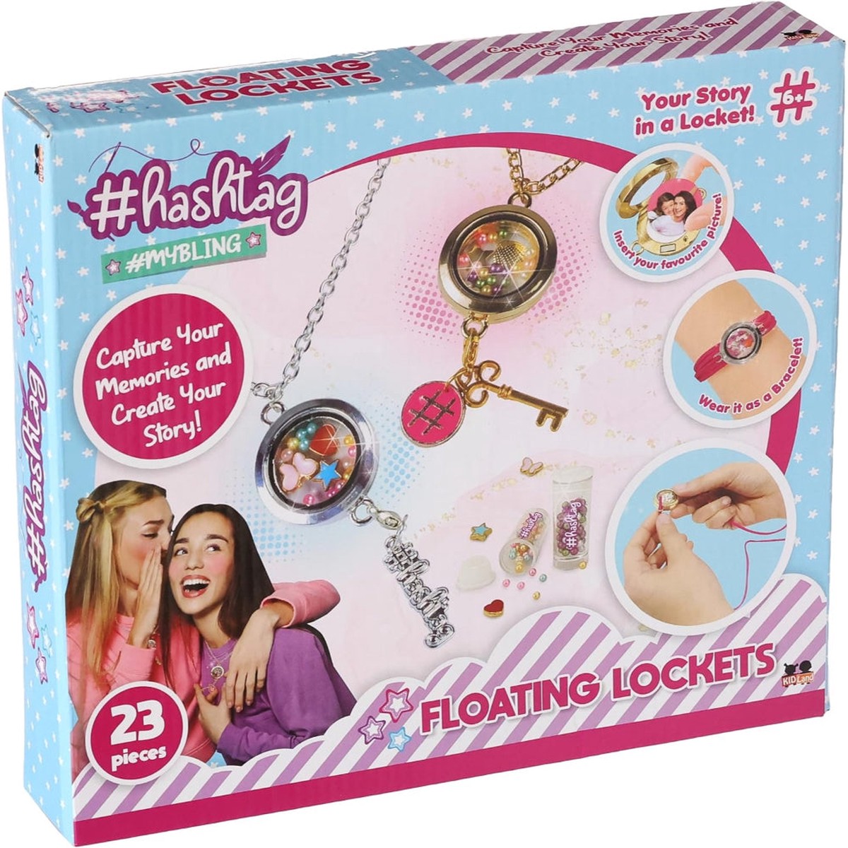 Hashtag My Bling Floating Charms 23 Pieces