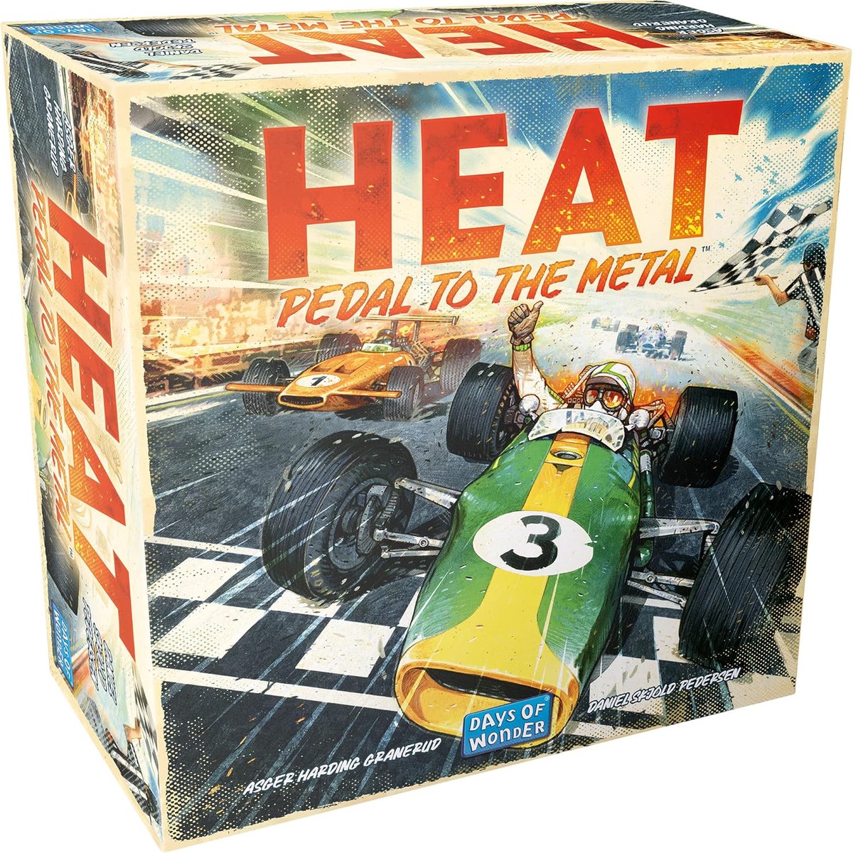Heat Pedal To The Metal Board Game