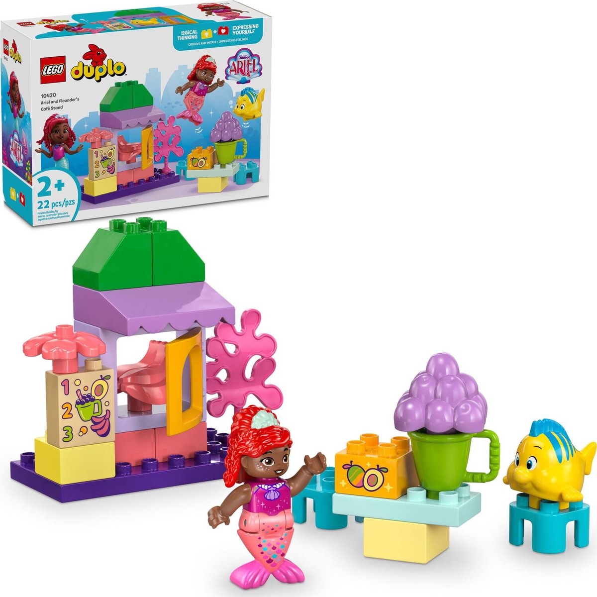 LEGO DUPLO Disney Ariel and Flounders Caf Stand