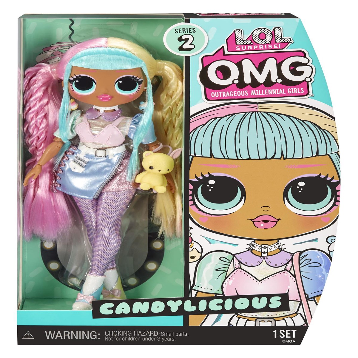 LOL Surprise OMG House of Surprises Series 2Candylicious Doll