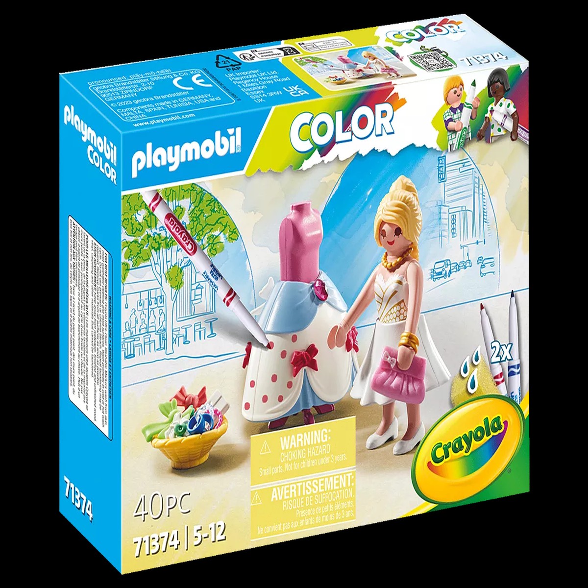 Playmobil 71374 PLAYMOBIL Color Fashion Show Designer
