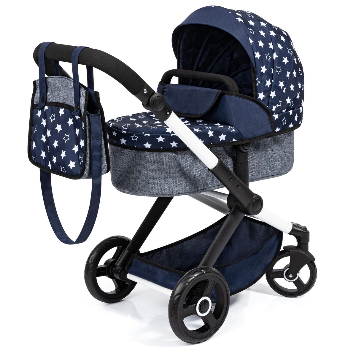 Bayer Xeo Doll Pram – Navy