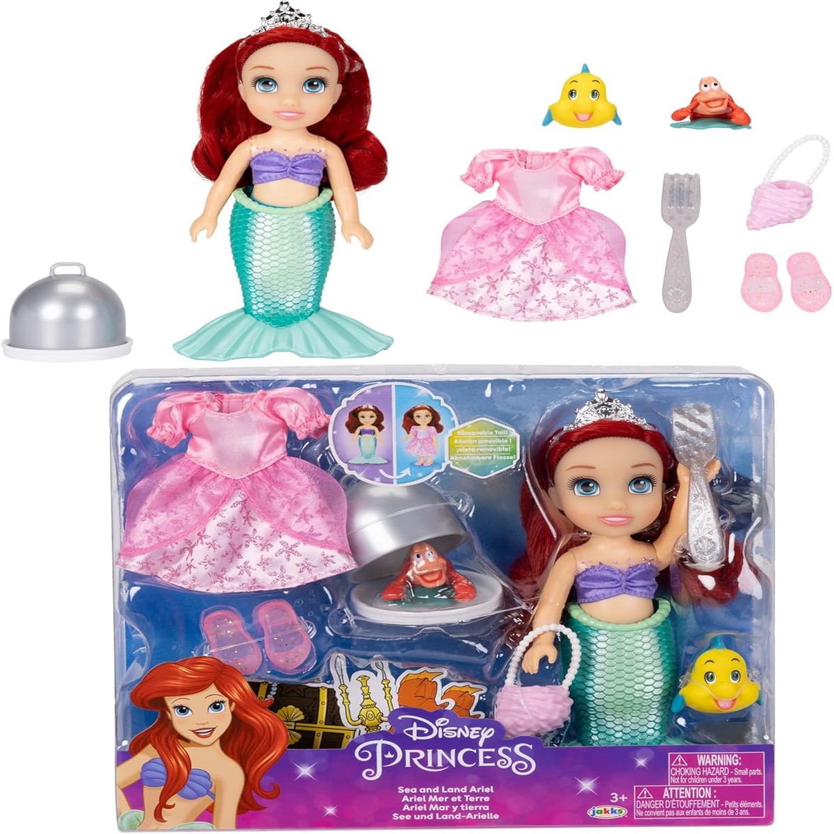 Disney Princess Sea Land Ariel Fashion Doll