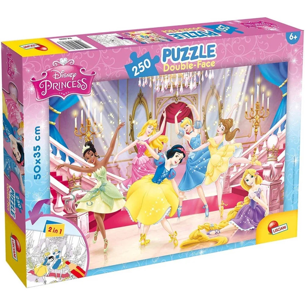 Lisciani Princess Double-Face Puzzle – 250 Pieces