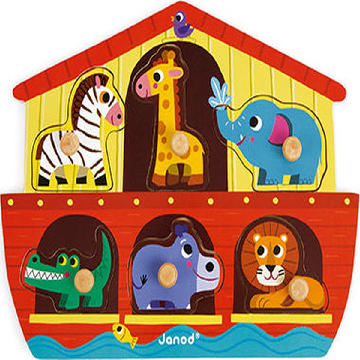 Noahs Ark Wooden Puzzle – 6 Pieces