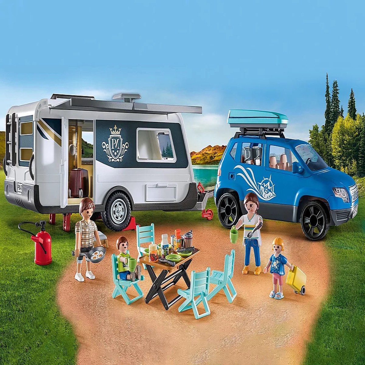Playmobil 71423 Caravan with Car