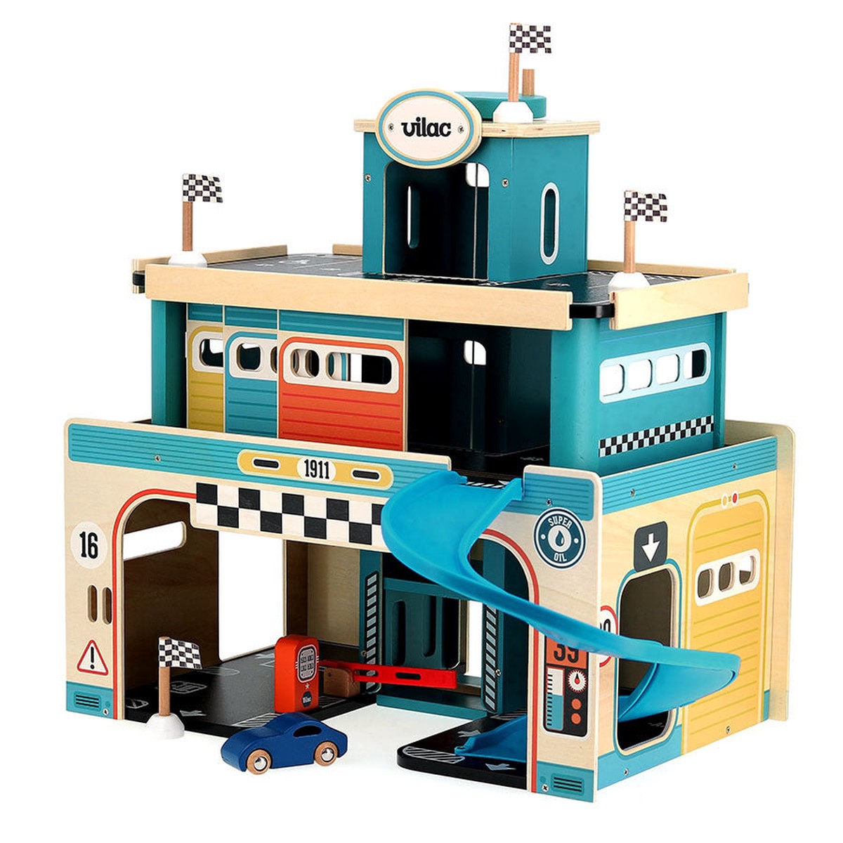 Vilac 2351 Vintage Wooden Garage
