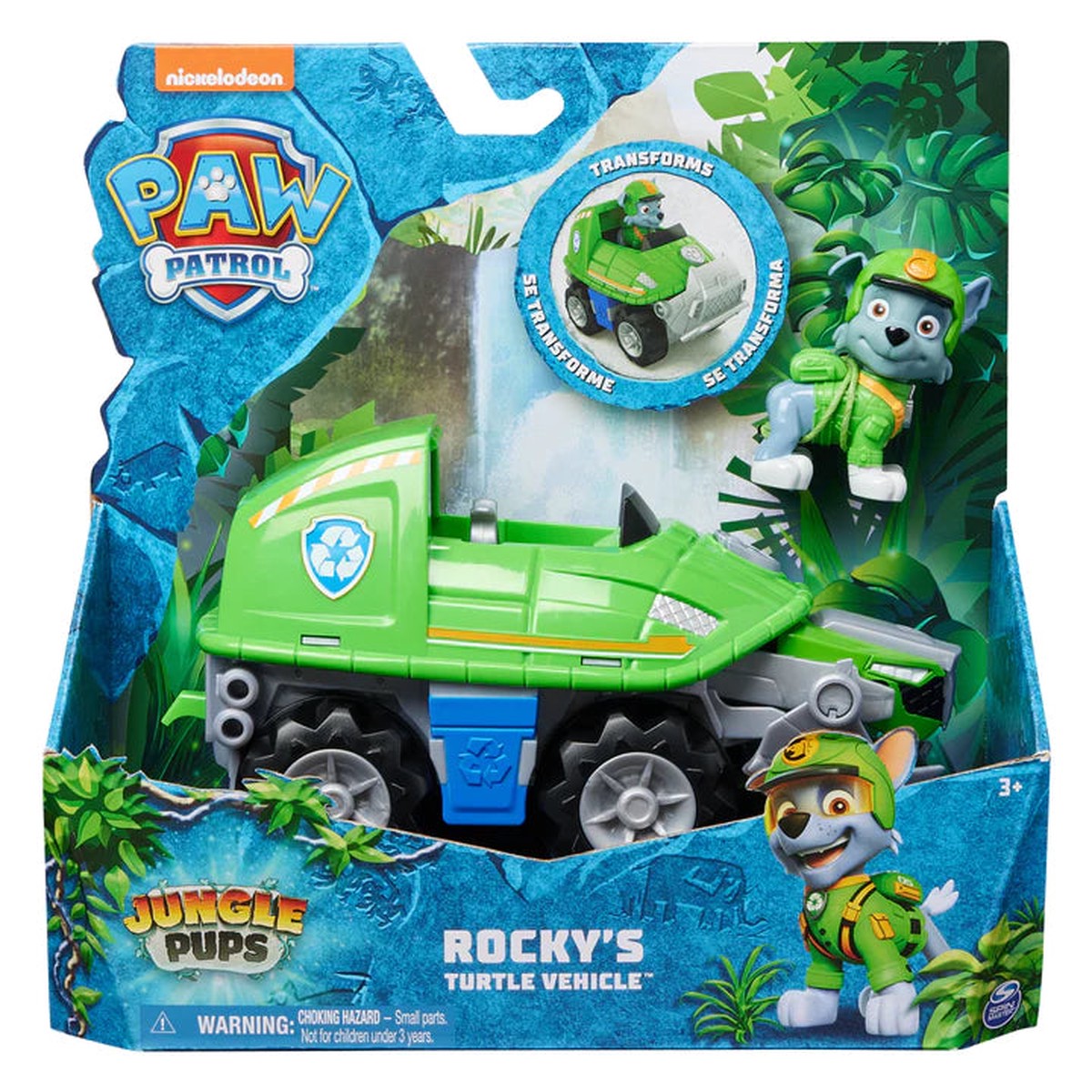 Paw Patrol Jungle Pups Turtle Vehicle Rocky