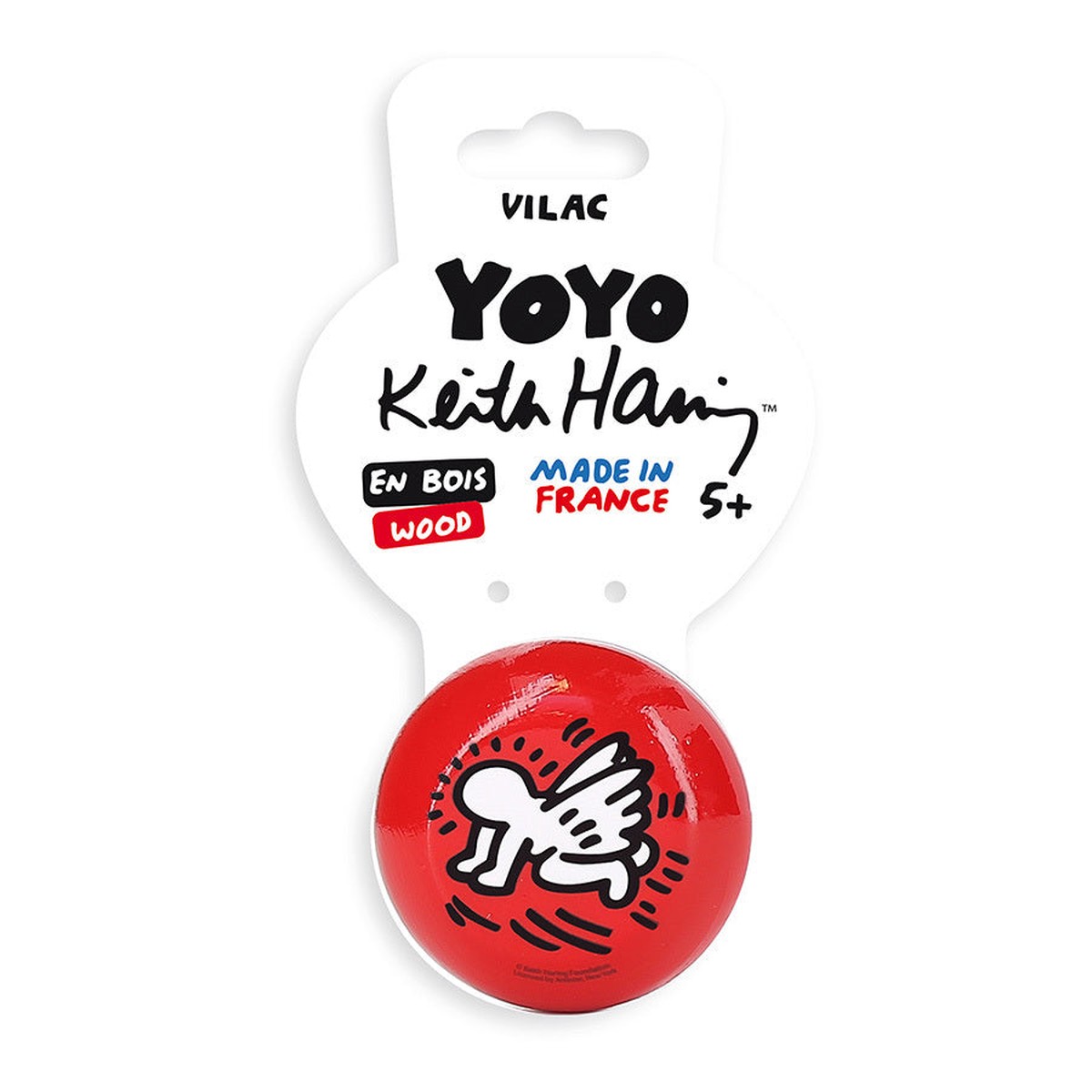 Vilac 9224 Keith Haring-Angel heart yoyo