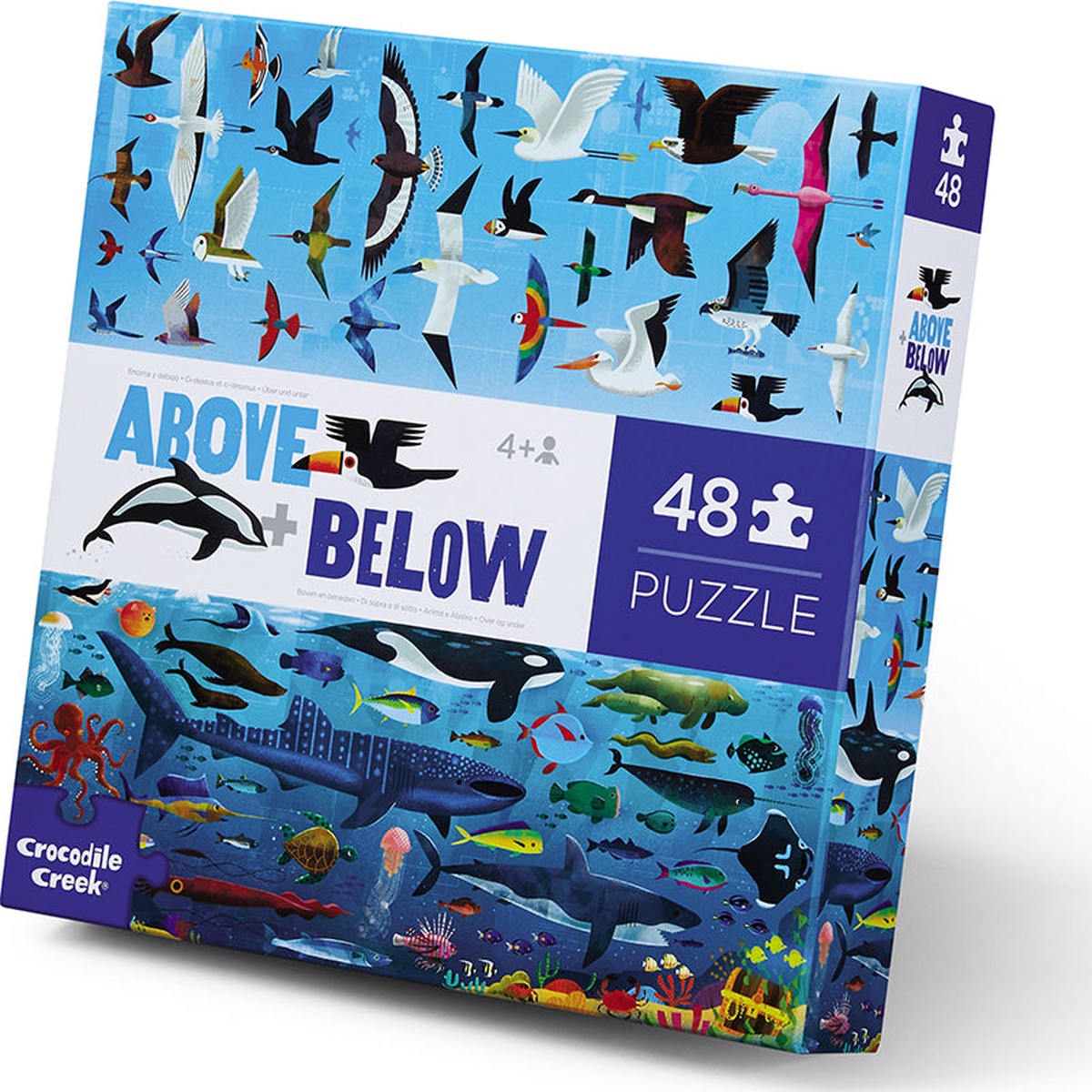 48-pc Above Below Puzzle - Sea and Sky