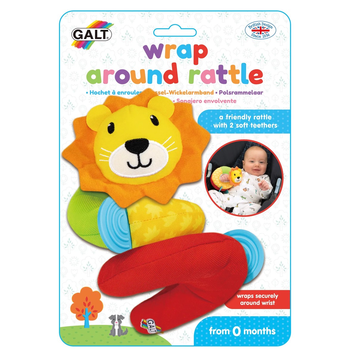 GALT 1005233 Wrap Around Rattle