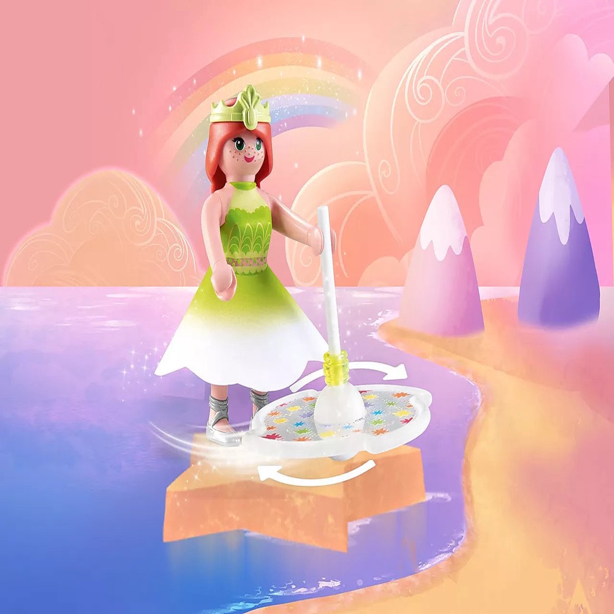 Playmobil 71364 Rainbow Spinning Top with Princess