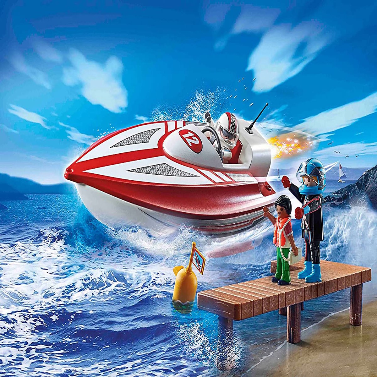 Playmobil 70744 Speedboat Racer