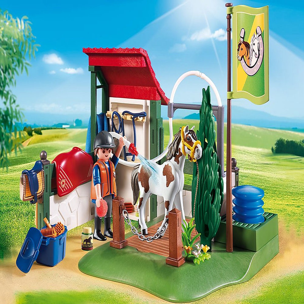 PLAYMOBIL Horse Farm - Horse Grooming Station
