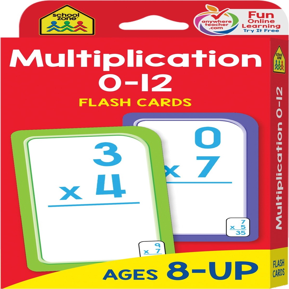 School Zone Flash Cards - Multiplication
