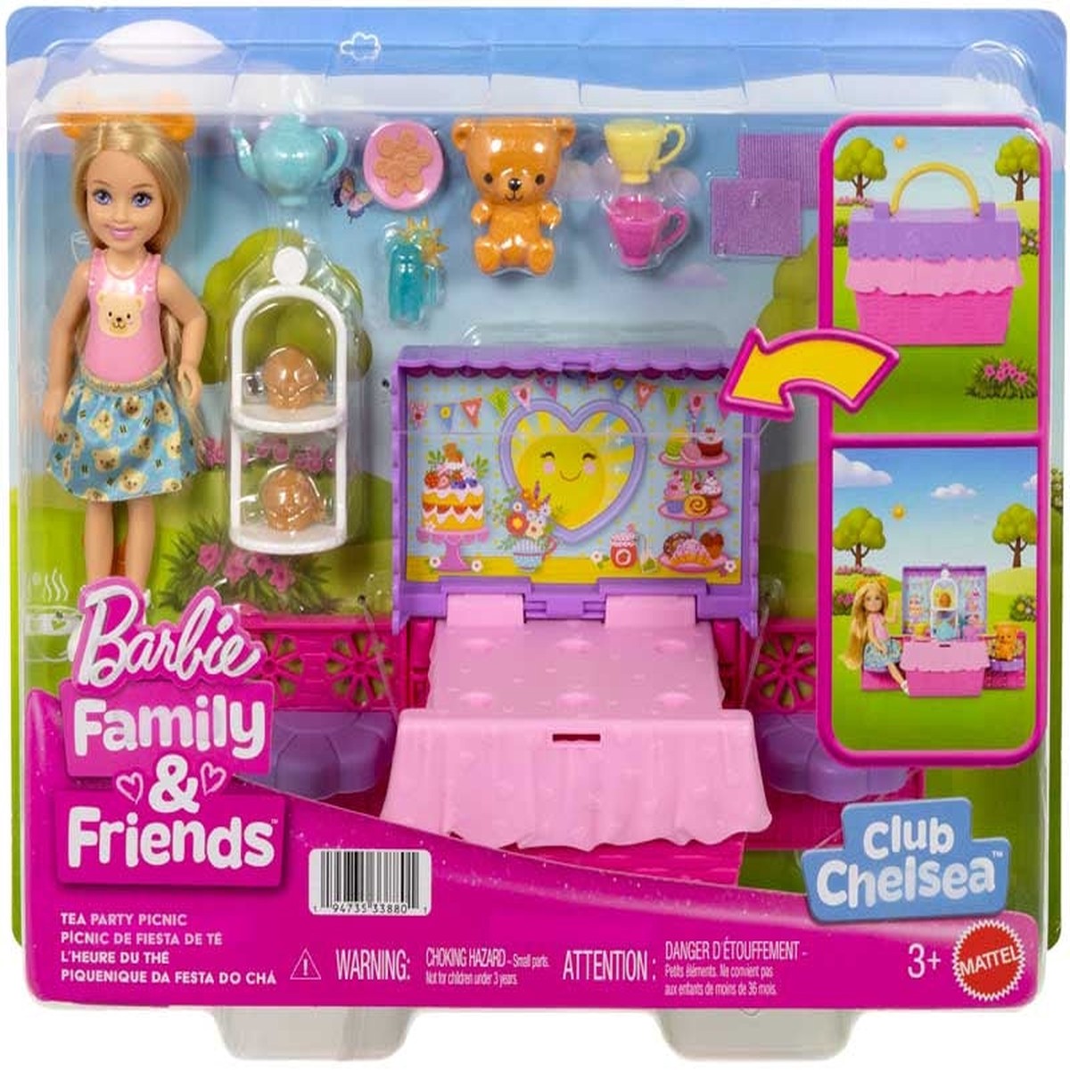 Barbie Club Chelsea Tea Party Picnic Playset