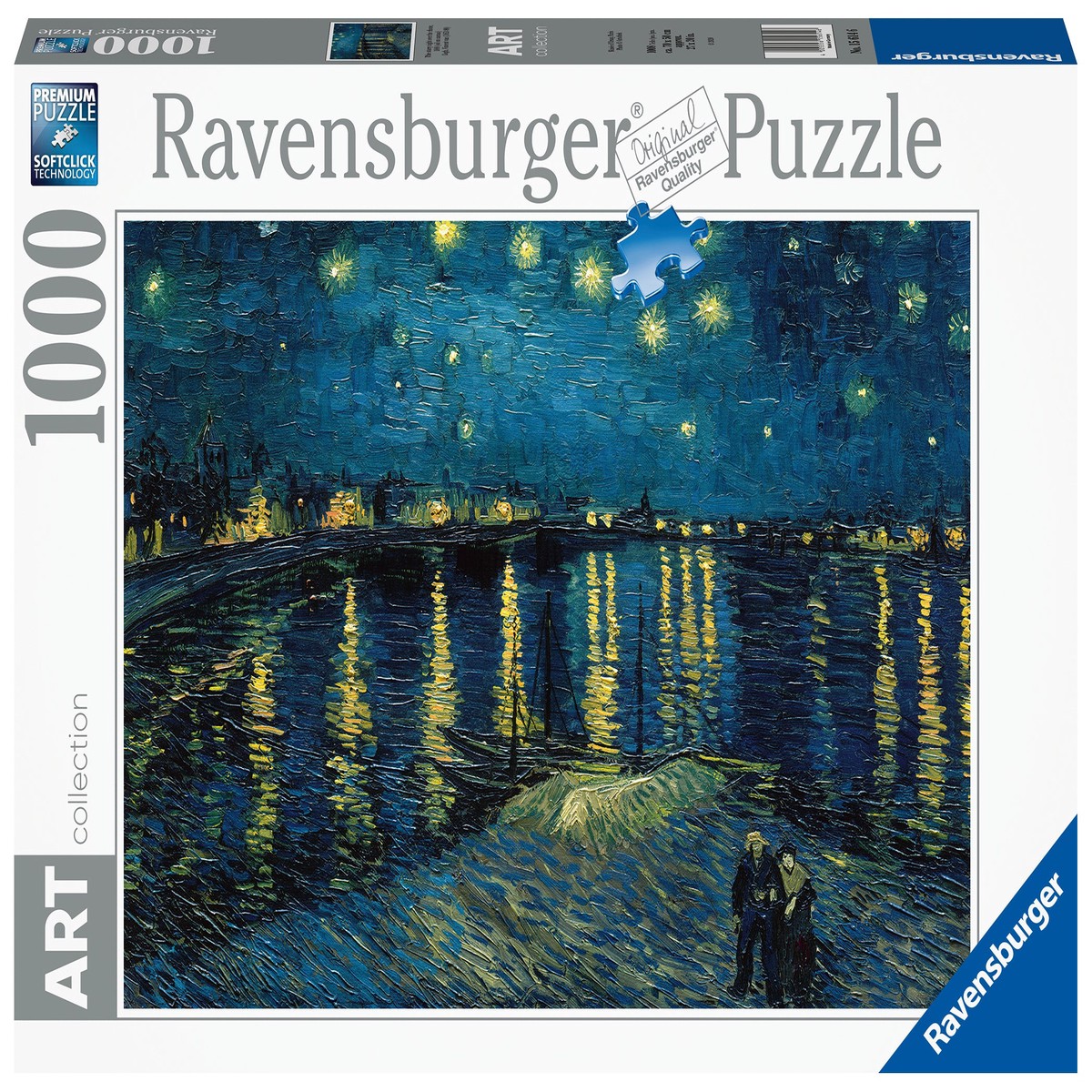 Ravensburger 156146 1000 Art P Van Gogh Starry Night Over The Rhone