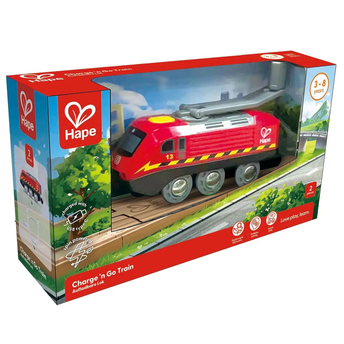 Hape Train - Charge N Go Train