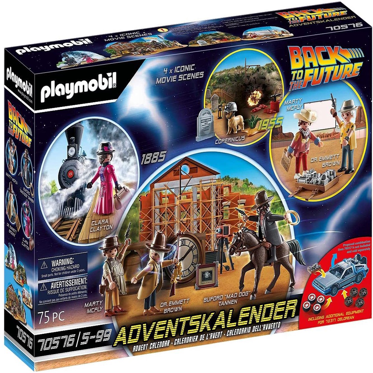 Playmobil 70576 Advent Calendar - Back to the Future III