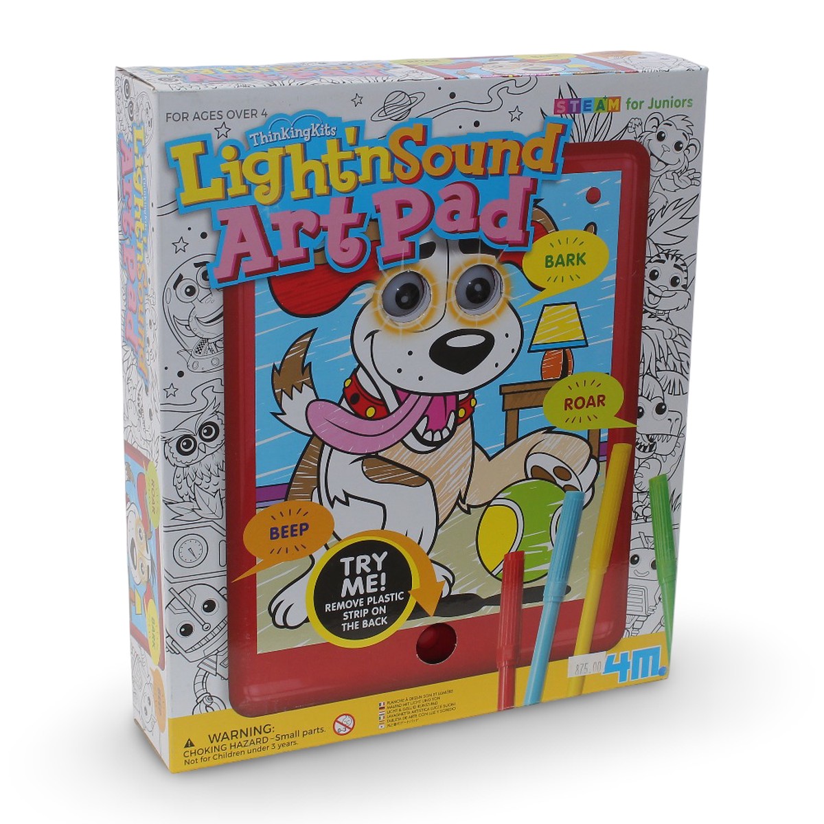 4M Light Sound Animal Art Pad Creative Activity Toy
