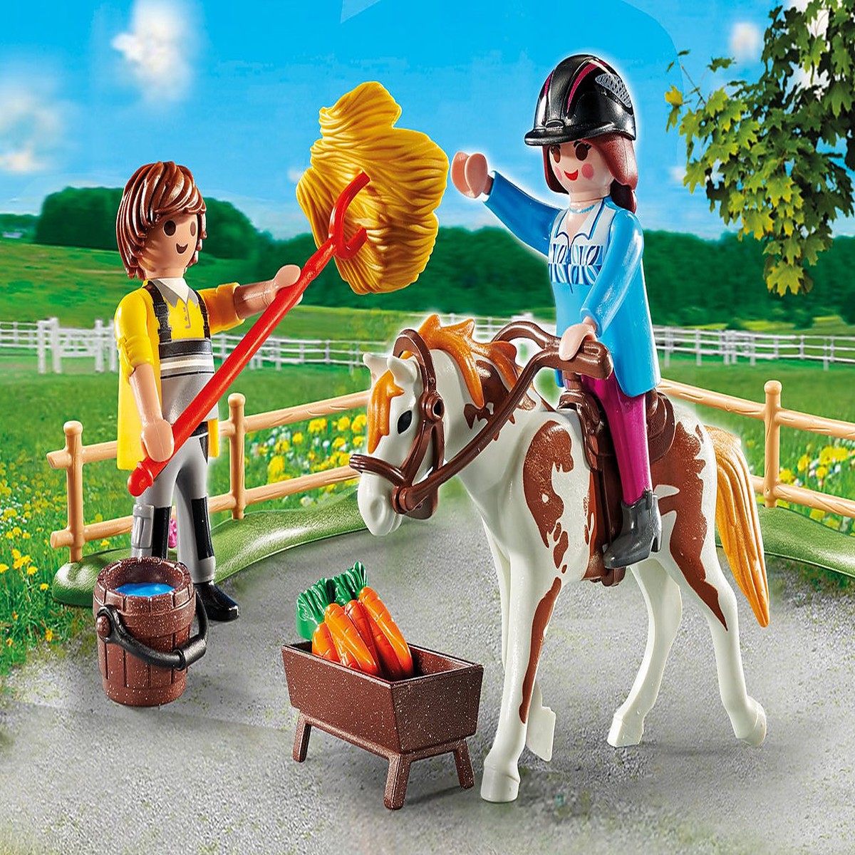 PLAYMOBIL 70505 Starter Pack Horseback Riding