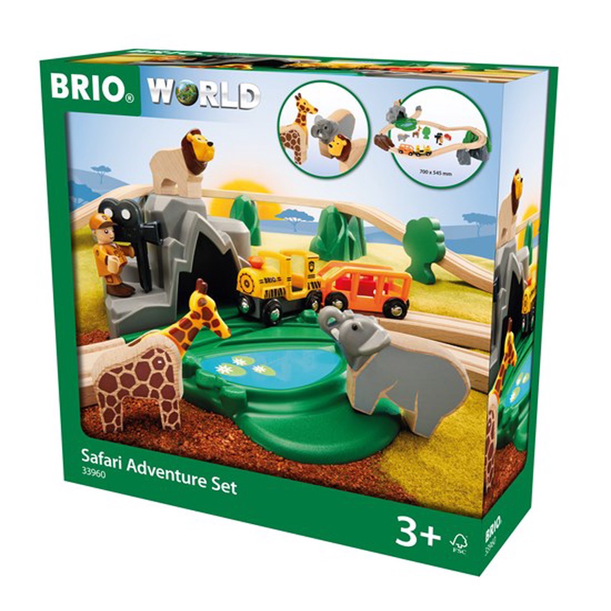 Brio Train Set - Safari Adventure Set
