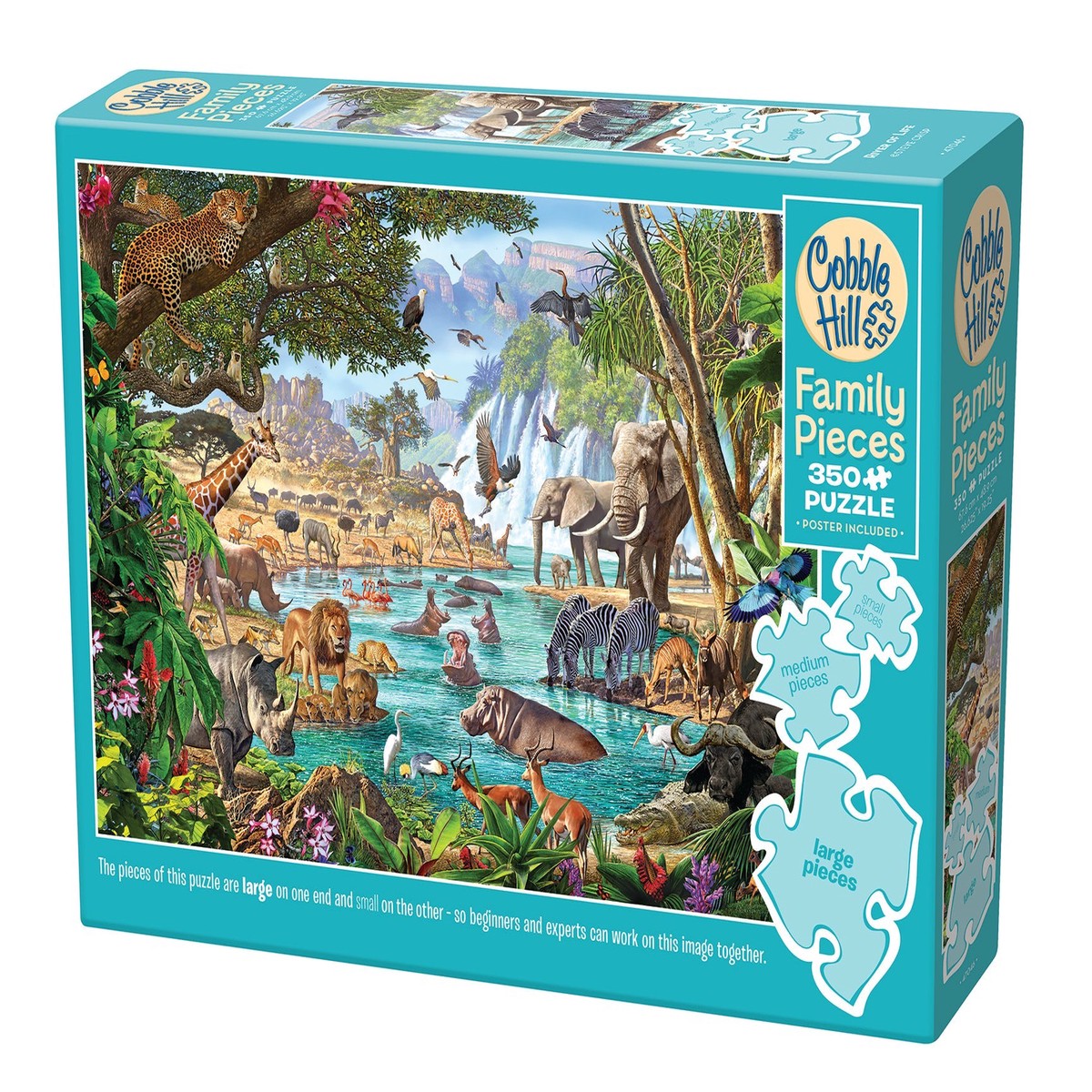 Cobble Hill Family Puzzle - 350pc River of Life